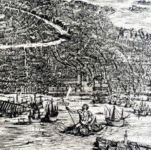 Venice c1500 Albrecht Durer 1950 Landscape Art Plate Print Phaidon DWX4C - $39.99