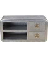 NauticalMart Designer Aluminum TV Dresser Sideboard with 2 Drawers 110 c... - $24,690.77 MXN