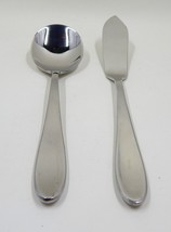 Mikasa Prescott Satin Sugar Spoon Butter Knife 18/10 Stainless Flatware ... - £10.26 GBP