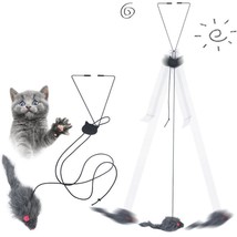 Telescopic Hanging Cat Toy with Mouse Shape - £8.66 GBP+