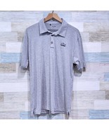 The Dunes Golf Myrtle Beach Jersey Polo Shirt Gray Adidas Climalite Mens... - £39.65 GBP