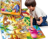 Giant Floor Puzzles For Kids Ages 3-5 By - 2X3 Feet 48 Piece Puzzles For... - $39.99