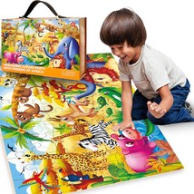 Giant Floor Puzzles For Kids Ages 3-5 By - 2X3 Feet 48 Piece Puzzles For... - £31.44 GBP