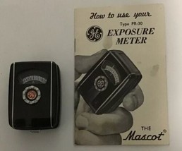 Vintage GENERAL ELECTRIC Mascot Exposure Light Meter PR-30 Photography P... - $22.05