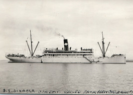 SS Sixaola Steamship Sunk By U-Boat U-159 WWII Real Photo Postcard Rppc - £14.38 GBP