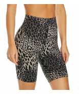 Hue Essentials Wavy Leopard Bike Shorts, Size Small - $8.16