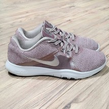 Nike Flex Trainer 8 Womens Size 7.5 Mauve Knit Running Shoes - £25.39 GBP