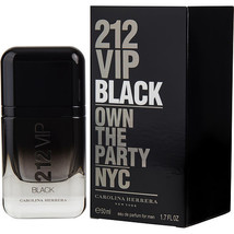 212 Vip Black By Carolina Herrera Eau De Parfum Spray 1.7 Oz - £68.98 GBP
