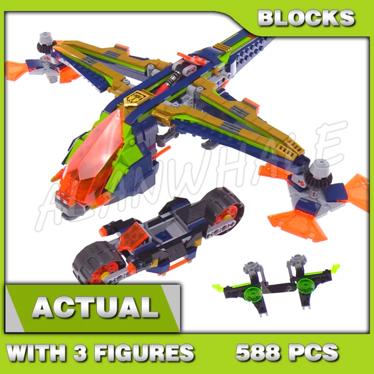 S knights aaron s x bow flyer raider dropship function 10818 building blocks set bricks thumb200