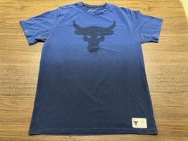 The Rock x Under Armour Men’s Gradient Blue T-Shirt - Large - $19.99