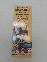 The Official Munchkin Cheesey Promotional Bookmark Of Power - $163.26 MXN