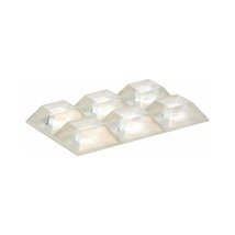 Magic Sliders Vinyl Bumper Pads Clear Square 3/4 in. W x 3/4 in. L 6 pk ... - $31.44 CAD