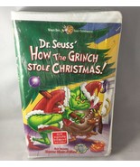 NEW SEALED Dr. Seuss&#39; How the Grinch Stole Christmas HOLIDAY Family VHS ... - £10.65 GBP
