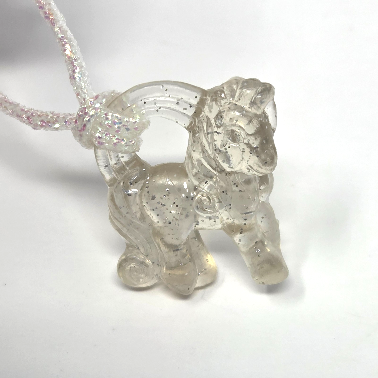 MY LITTLE PONY G3 HASBRO GLITTER SPARKLE CHARM NECKLACE FOR PONIES CLEAR Item image 2