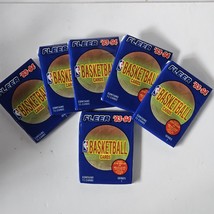 Lot of 6 1993-94 Fleer Series I Basketball Cards Sealed Packs - £17.97 GBP