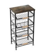 5-Layer Fruit Basket Kitchen Food Storage Organizer and Storage Rack, St... - $255.14