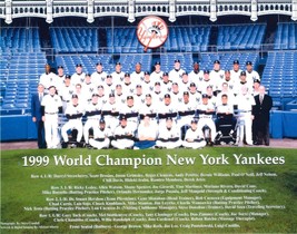 1999 NEW YORK YANKEES 8X10 TEAM PHOTO BASEBALL MLB PICTURE NY WORLD CHAMPS - £3.86 GBP