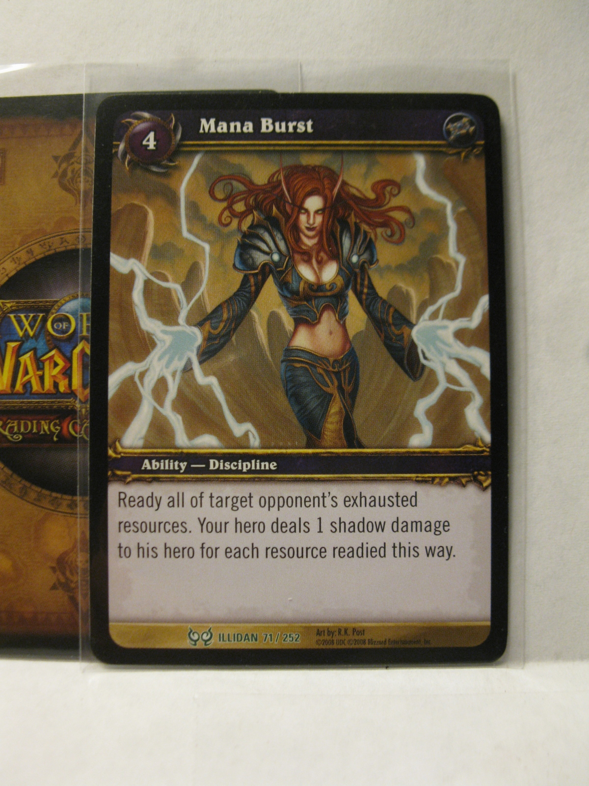 Primary image for (TC-1584) 2008 World of Warcraft Trading Card #71/252: Mana Burst