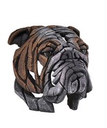 British Bulldog Bust by Edge Sculpture 12.5&quot; High Collect... - £348.67 GBP