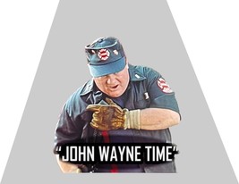 Firefighter Decal Sticker &quot;John Wayne Time&quot; Backdraft Movie Helmet Tetrahedron - £5.48 GBP