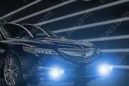 White LED Halo Fog Lamps Halo Driving Light Kit for 2015 2016 2017 Acura TLX - £112.69 GBP