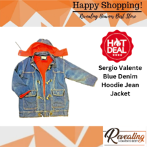 Sergio Valente Blue Denim Hoodie Jean Jacket - $19.80