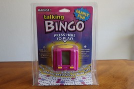 Radica Talking Bingo Electronic Bingo Game Model # 1111CS8BA New and Sealed - $150.00