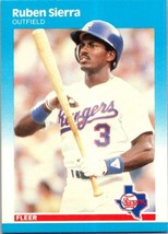 1987 Fleer Ruben Sierra #138 Texas Rangers - $1.77