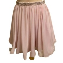 Sequin Hearts Womens Beaded Waist Skirt, 1-Piece Color Blush Pink Size 18.5 - $64.35