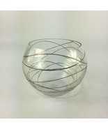 Party Lite Calypso Gold Tealight Candle Holder P7116 Made in Romania T1 - $34.16 CAD