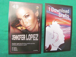 2 Starzone Esselunga Sony JENNIFER LOPEZ 49 Figure + Free Download-
show... - $13.04
