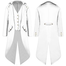 Mens Steam Vintage Tailcoat Jacket Medieval Victorian F Coat Uniform Party Prom  - £92.46 GBP