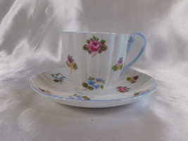 Shelley Demitasse Teacup in Rose Pansy Forget Me Not # 23452 - £26.32 GBP