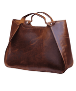 Genuine Leather Purse Travel Handbag Designer Shoulder Tote Bag for Women - €159,67 EUR