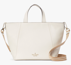 Kate Spade Rosie Satchel Ivory Leather KC741 NWT Parchment White $449 Retail FS - £142.01 GBP