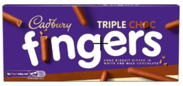 Cadbury - Triple Choc Fingers Cookies 110g - $4.98