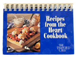 Cookbook Pampered Chef Recipes from Heart Book Vintage 1997 - £9.06 GBP
