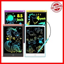 Educational 4 Pack Writing Tablets - Lightweight 8.5 Inch Colorful Doodl... - $19.79