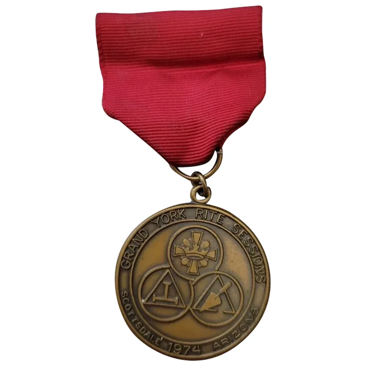 1974 Arizona Grand York Rite Session Medallion  Scottsdale Arizona - £54.29 GBP