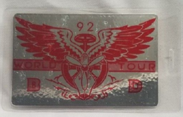 BOB DYLAN - ORIGINAL VINTAGE 1992 WORLD TOUR CONCERT LAMINATE BACKSTAGE ... - $375.83 MXN