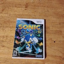 Sonic Colors (Nintendo Wii, 2010) SEGA Game &amp; Manual Instruction Book Pre-owned  - £11.30 GBP