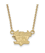 SS w/GP DePaul University Small Pendant w/Necklace - $103.31 CAD