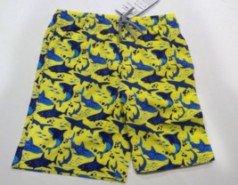 Acofunder  Boys swim shirts with pockets yellow with sharks size 10/12 - £19.18 GBP