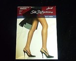 NIP HANES Silk Reflections Pantyhose Non-Control Top Sandalfoot CD Jet S... - $11.83