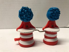 2003 Dr. Seuss Cat In The Hat Thing 1 And Thing 2 Wind Up Toy Burger King - $5.94