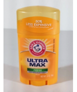 ARM &amp; HAMMER ULTRA MAX Solid Antiperspirant DEODORANT FRESH Scent 1.0 oz - $2.84