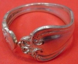 George and Martha by Westmorland Sterling Silver Napkin Ring 1 5/8&quot; Custom - £63.50 GBP