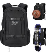 Ronyes Skateboard Backpack, Skateboard Bag,17.3 Inch Laptop Backpack Wit... - $51.96