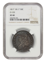181.7 50C NGC XF40 (O-103, Punctuated Date) - £801.18 GBP