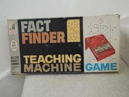 Fact Finder Teaching Machine Game Mb Board Game 1962 - £35.96 GBP